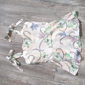 Monteau Floral Peplum Tank Small